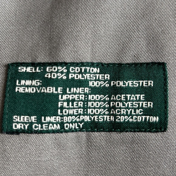 Lauren Ralph Lauren mens trench coat tan size 42R double breasted zip out liner - Picture 11 of 11